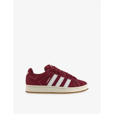 Adidas Originals Womens Nobel Maroon White Offwh Campus 00s Suede Low-top Trainers Eur 37.5 / 4.5 Uk