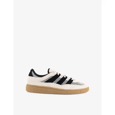 Adidas Originals Womens Off White Core Black Handball Spezial St Suede And Mesh Low-top Trainers