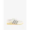 Adidas Originals Japan Decon W Perforated Suede-trimmed Leather Sneakers In White