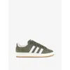 Adidas Originals Womens Olive Strata White Offwh Campus 00s Suede Low-top Trainers In Olive Strata White Offwh
