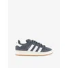 Adidas Originals Womens Onix White Gum Campus 00s Suede Trainers Eur 38.5 / 5.5 Uk In Animal Print