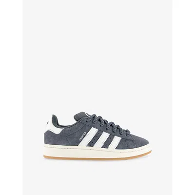 Adidas Originals Womens Onix White Gum Campus 00s Suede Trainers Eur 38.5 / 5.5 Uk In Animal Print