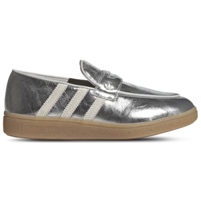 Adidas Originals Womens Originals Handball Spezial Loafers In Silver