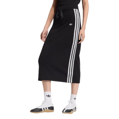 Adidas Originals Womens Originals Knitted Skirt In Black