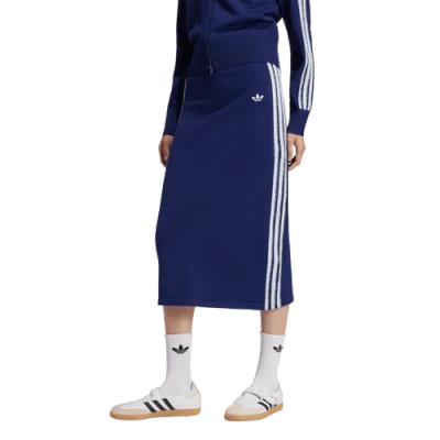 Adidas Originals Womens Originals Knitted Skirt In Blue