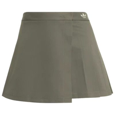 Adidas Originals Womens Originals Pleated Skirt In Red