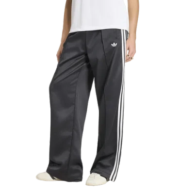 Adidas Originals Womens Originals Superstar Satin Loose Track Pants In Black