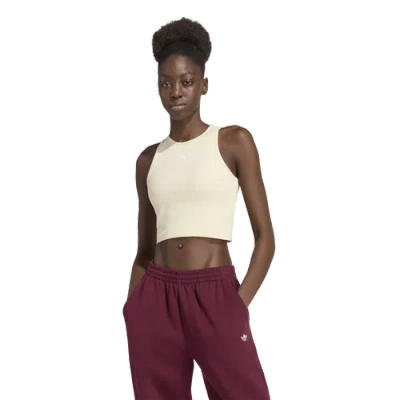 Adidas Originals Womens Originals Trefoil Essentials Rib Tank Top