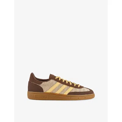 Adidas Originals Womens Preloved Brown Orange Ti Handball Spezial Suede Low-top Trainers Eur 40 / 7 Uk