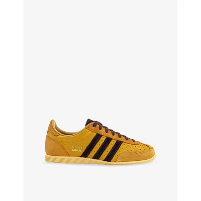 Adidas Originals Womens Preloved Yellow Maroon G Japan Suede Trainers