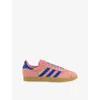 Adidas Originals Womens Semi Pink Spark Lucid Bl Gazelle Suede Low-top Trainers