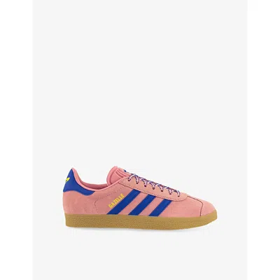 Adidas Originals Womens Semi Pink Spark Lucid Bl Gazelle Suede Low-top Trainers