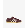 Adidas Originals Womens Shadow Red Cream White Japan Decon Leather Low-top Trainers In Brown