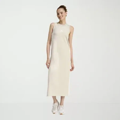 Adidas Originals Womens Sleeveless Active Shirt Dress In Neutral