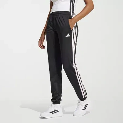 Adidas Originals Womens Slim Mid Rise Slim Fit Track Pant In Black