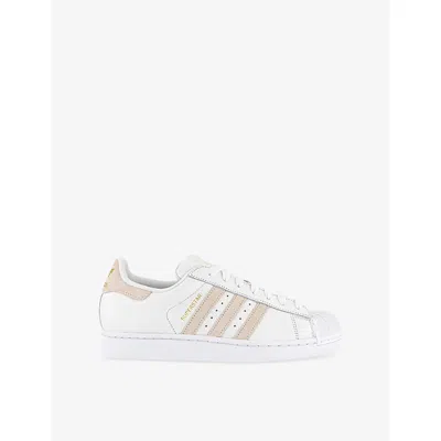 Adidas Originals Womens White Wonder White White Superstar Ii Woven Trainers