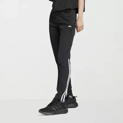 Adidas Originals Womens Tapered Mid Rise Track Pant In Black