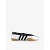 Adidas Originals Womens Adidas Taekwondo Mei Leather Ballet Flats In White