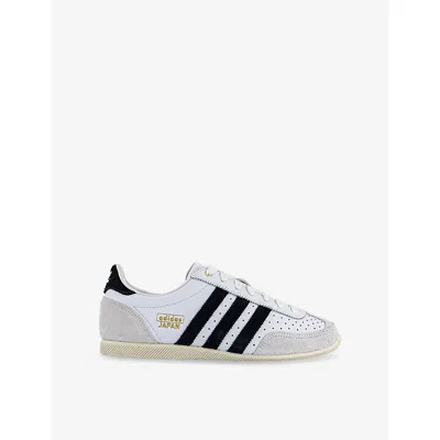 Adidas Originals Womens Japan Leather Low-top Trainers White Core Black Gold Me