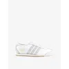 Adidas Originals Womens White Silver Metallic Cr Italia 70s Leather Low-top Trainers