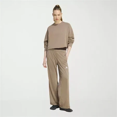 Adidas Originals Womens Wide Leg High Rise Regular Fit Track Pant In Gold
