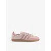 Adidas Originals Womens Wonder Quartz Wonder Mau Samba Og Suede Trainers Eur 40.5 / 7.5 Uk In Nude
