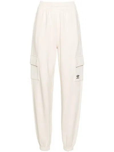 Adidas Originals Wonwhi Cotton Blend Track Pants In Neutrals