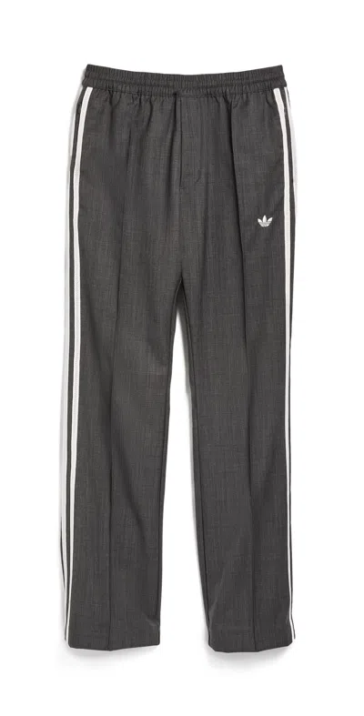 Adidas Originals Wool Track Pants Dark Grey Heather In Gray