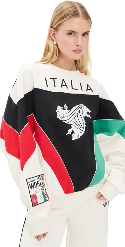 Adidas Originals Italia Coppa Del Mundo Graphic Crew-neck Sweatshirt In Multi