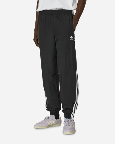 Adidas Originals Adicolor Firebird Recycled Polyester Track Trousers In White/black