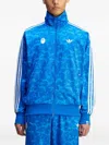 Adidas Originals X A Bathing Ape Firebird Three-stripe Camouflage Track Jacket In Blue