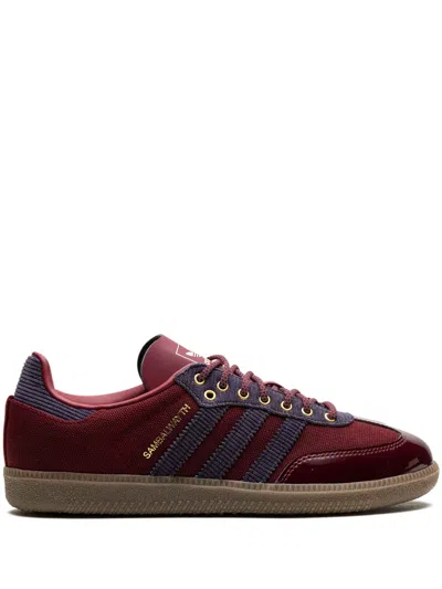 Adidas Originals X Alwayth Samba "college Burgundy" Sneakers In Red