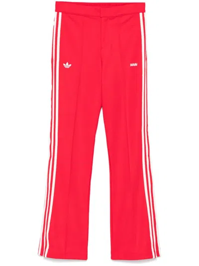 Adidas Originals X Avavav Logo-embroidered Track Pants In Red