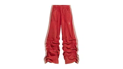 Pre-owned Adidas Originals X Avavav Pleated Track Ruched Pant In Power Red