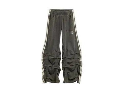 Pre-owned Adidas Originals X Avavav Pleated Track Ruched Pants In Grey Aged
