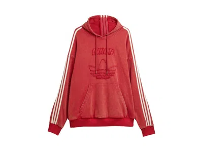 Pre-owned Adidas Originals X Avavav Shoulderless Hoodie In Owhite