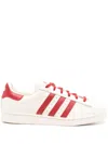 Adidas Originals Superstar Leather Sneakers In Neutrals