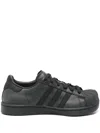 Adidas Originals X Avavav Superstar Leather Sneakers In Black