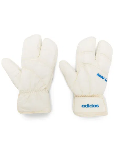 Adidas Originals X Avavav Three Fingers Gloves In White
