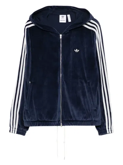 Adidas Originals X Avavav Zip-up Sweater In Blue