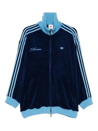 Adidas Originals X Avavav Zip-up Sweatshirt In Blue