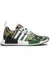 Adidas Originals X Bape Nmd_r1 "green Camo" Sneakers In Multicolour