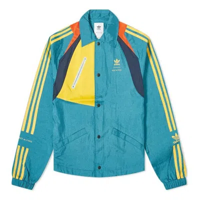 Adidas Originals X Bed J.w. Ford Bench Men's Jacket Green In Blue