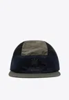 Adidas Originals X Brain Dead Logo Embroidered Cap In Blue
