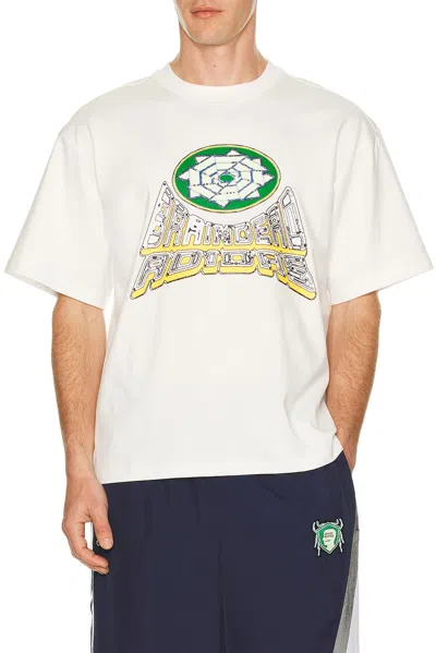 Adidas Originals X Brain Dead Short Sleeve Tee In White