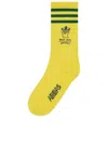 Adidas Originals X Brain Dead Crew-length Logo Socks