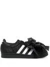 Adidas Originals X Caroline Hu Superstar Sneakers In Black