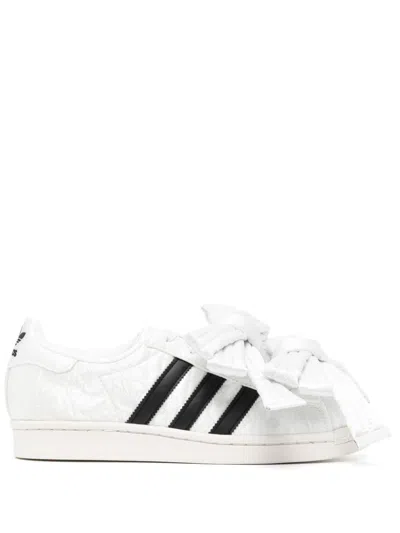 Adidas Originals X Caroline Hu Superstar Sneakers In White