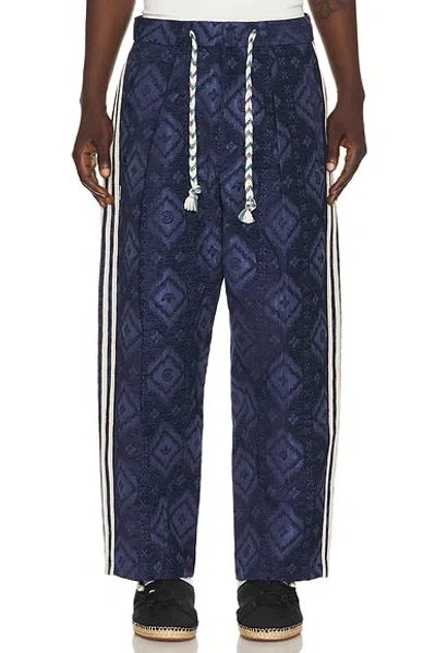 Adidas Originals X Clot By Edison Chen Ikat Pant In Blue