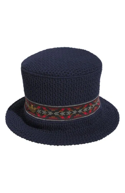 Adidas Originals X Clot By Edison Chen Knit Bucket Hat In Purple